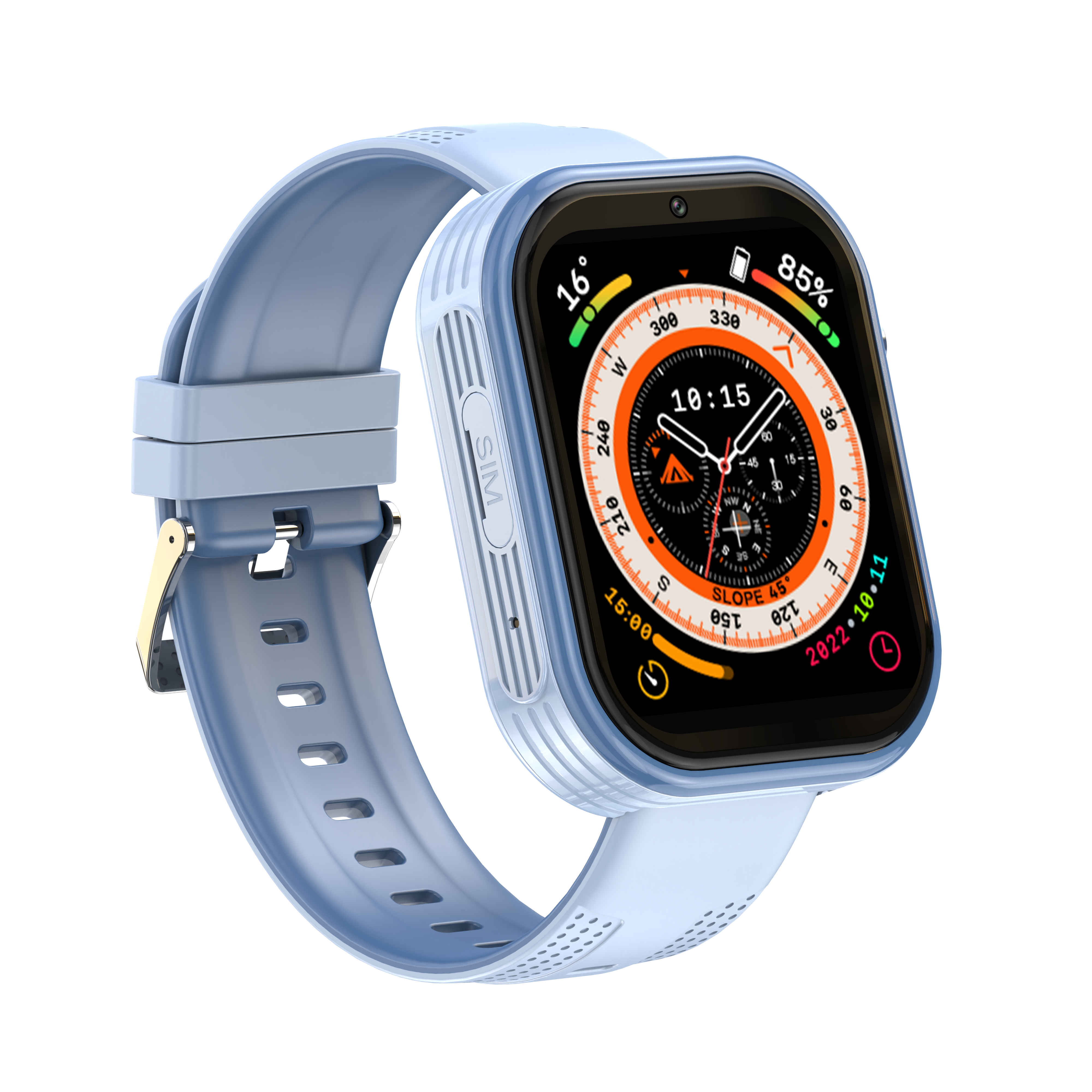 T46 - 4G(Sim) ვიდეო ზარით, ბავშვის სმარტ საათი , LBS+WiFi მდებარეობა, ხმოვანი ზარი